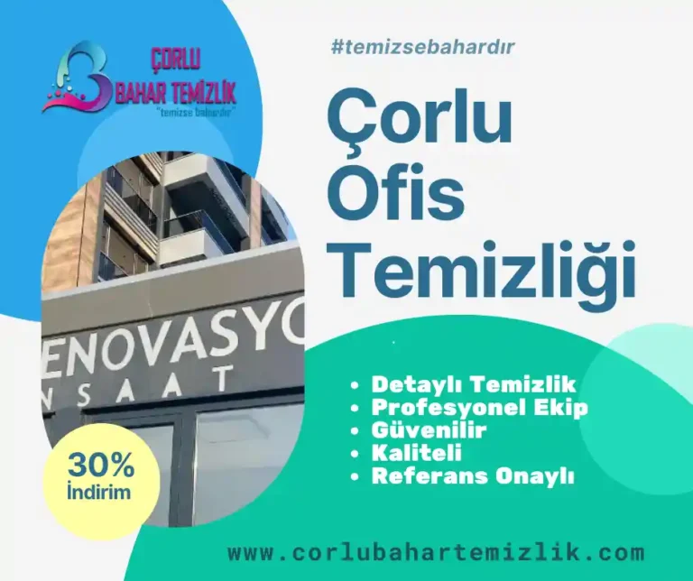 Corlu Ofis Temizligi 2024