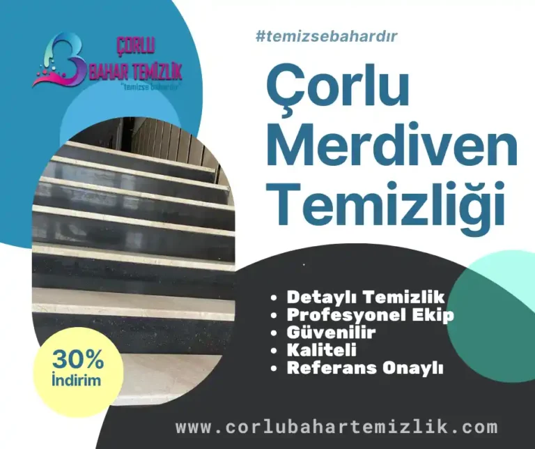 Corlu Merdiven Temizligi 2024